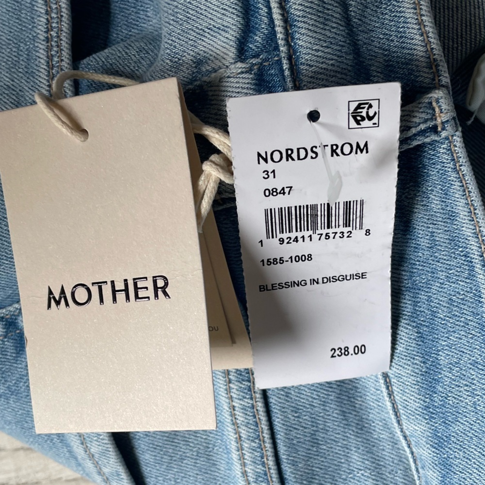 MOTHER The Weekender In Blessing In Disguise Mid Rise Flare Leg Med. Blue SZ 31 - Picture 12 of 16